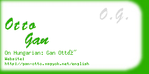 otto gan business card